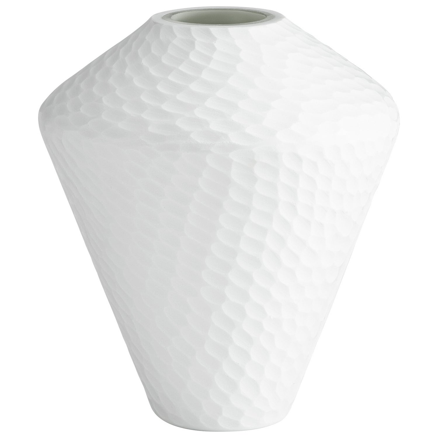 Cyan Canada - 07315 - Vase - Buttercream - White