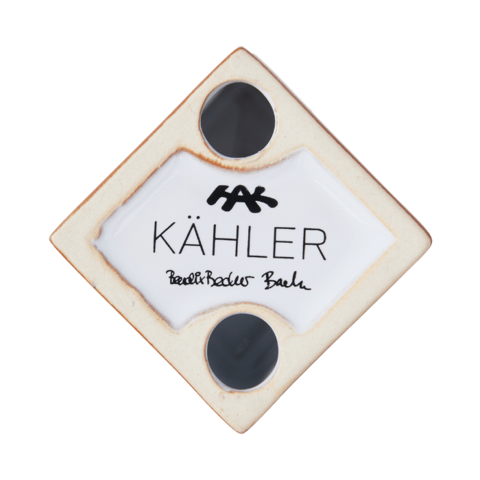 Kähler 693538 Gingerbread Advent Candle Holder in Brown