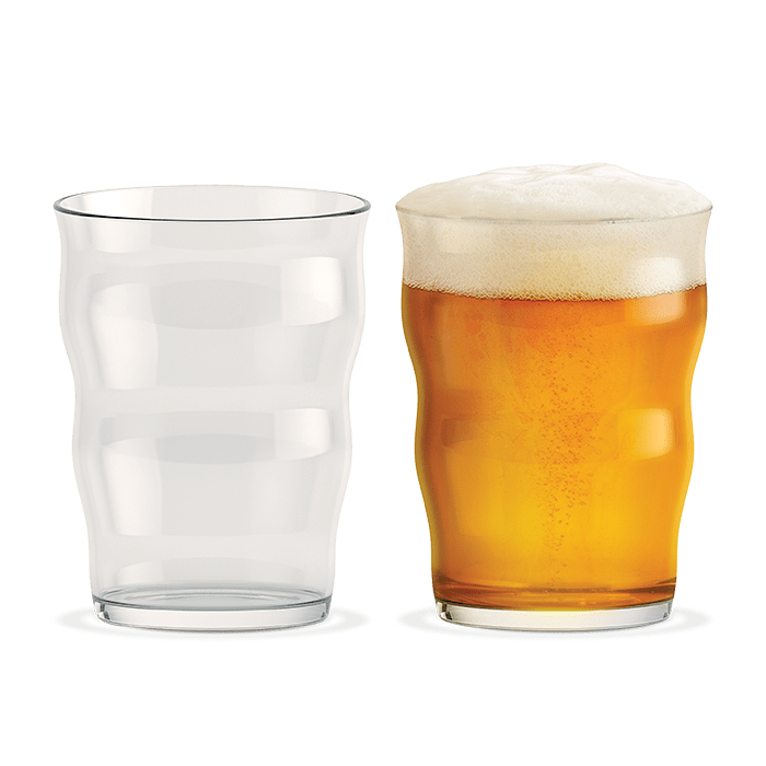 Holmegaard 4300541 Mikkeller Pint Beer Glass (Set of 2) in Clear