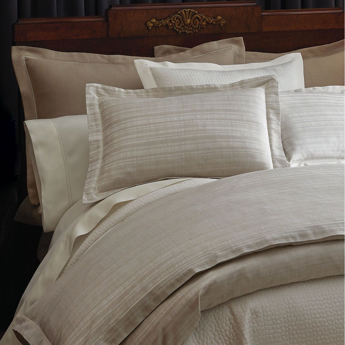 Peacock Alley AVE -SW6 LIN Duvets Aqua