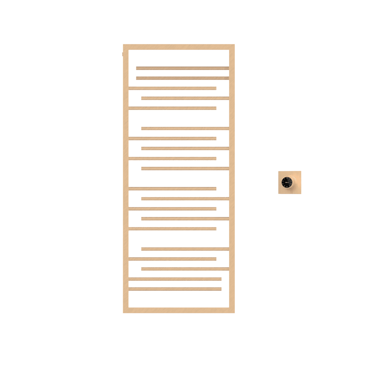 P&Bhusri G22-M-BBZ-XM G22 Towel Warmer in PVD Brushed Bronze