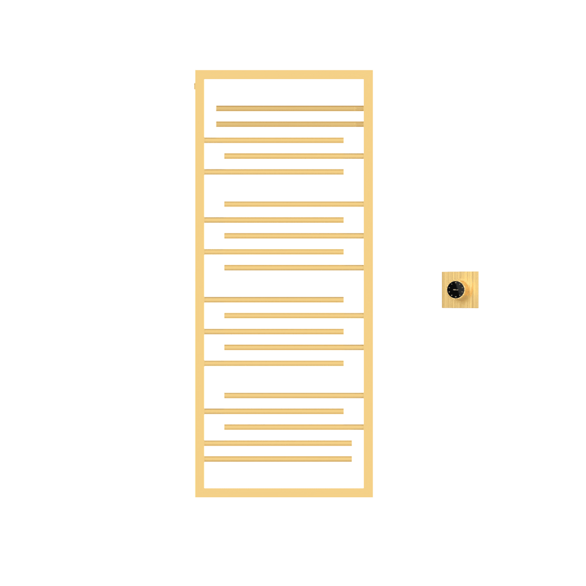 P&Bhusri G22-M-BLG-XM G22 Towel Warmer in PVD Brushed Luxury Gold