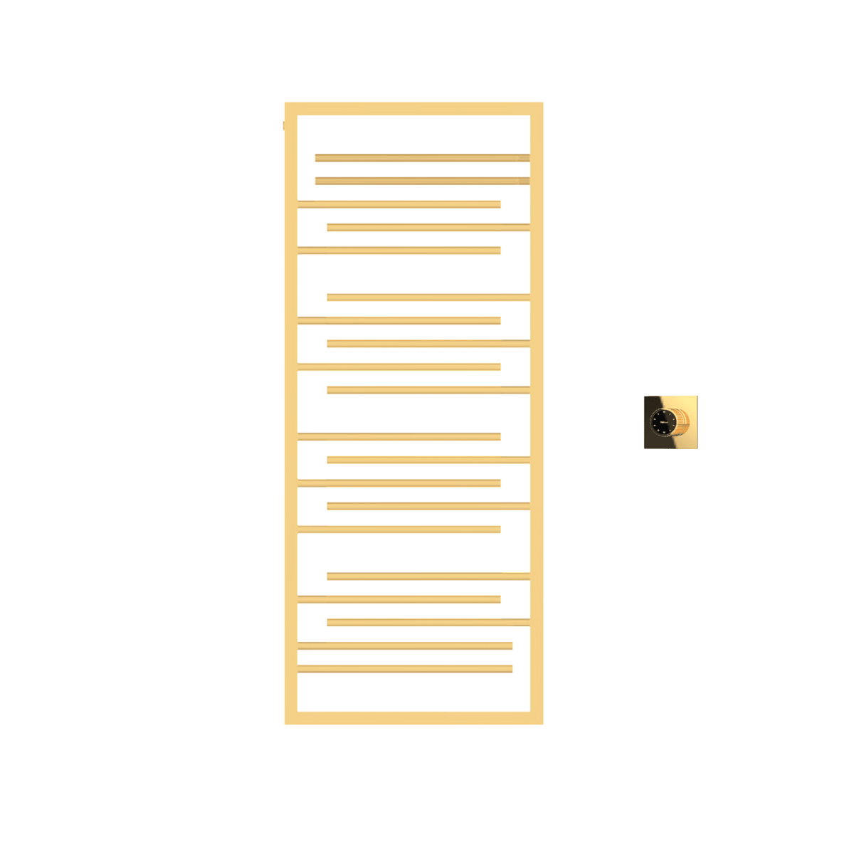 P&Bhusri G22-M-LGD-XM G22 Towel Warmer in PVD Polished Luxury Gold