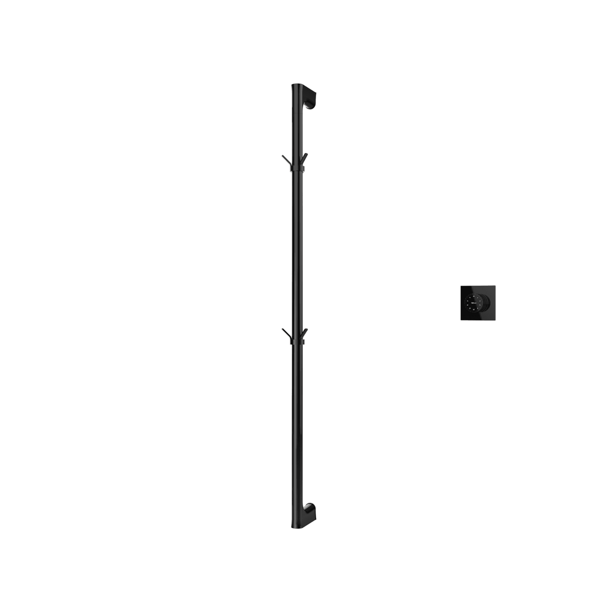 P&Bhusri G27-M-PBN-XM G27 Towel Warmer in PVD Polished Black Nickel