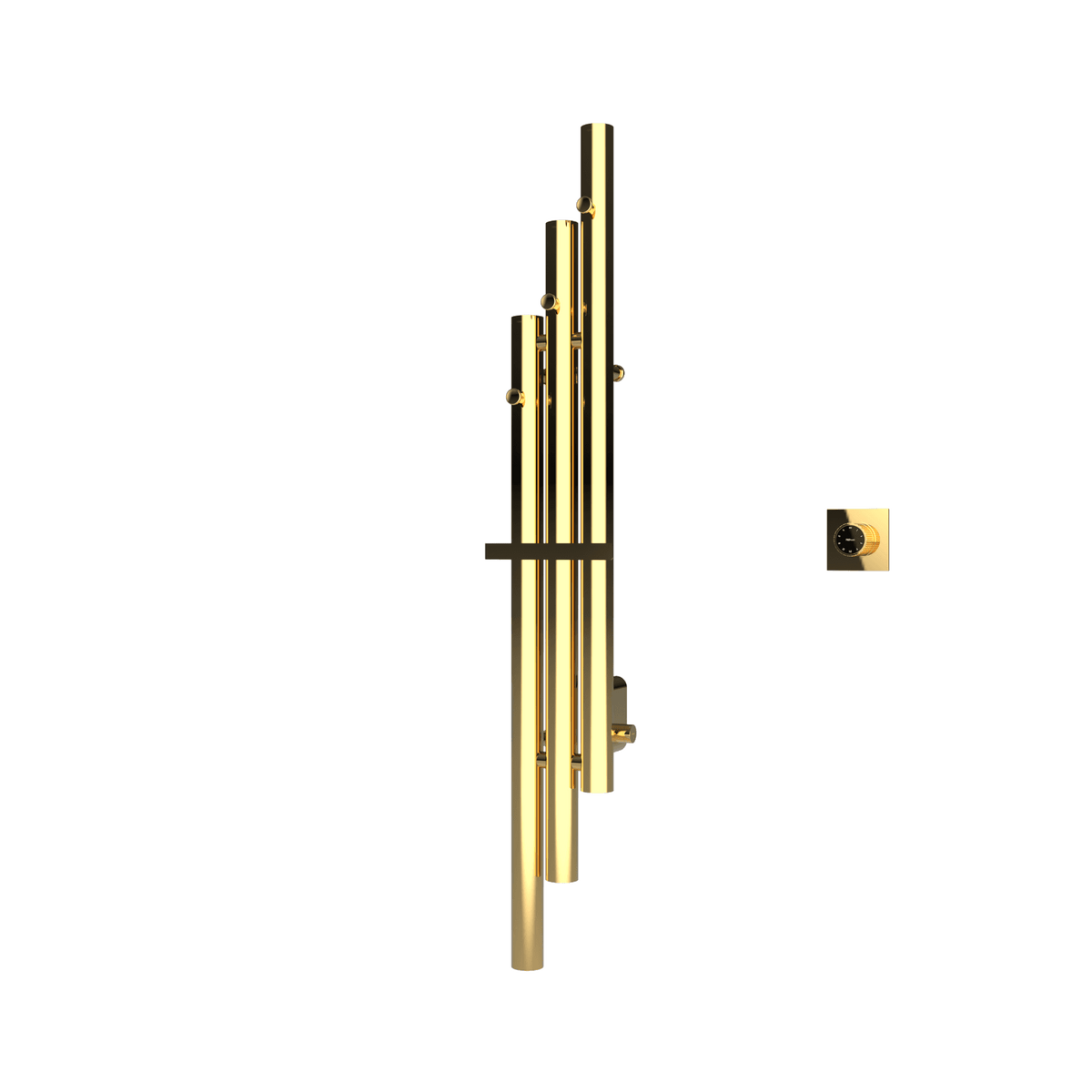 P&Bhusri K102-M-LGD-XM K102 Towel Warmer in PVD Polished Luxury Gold