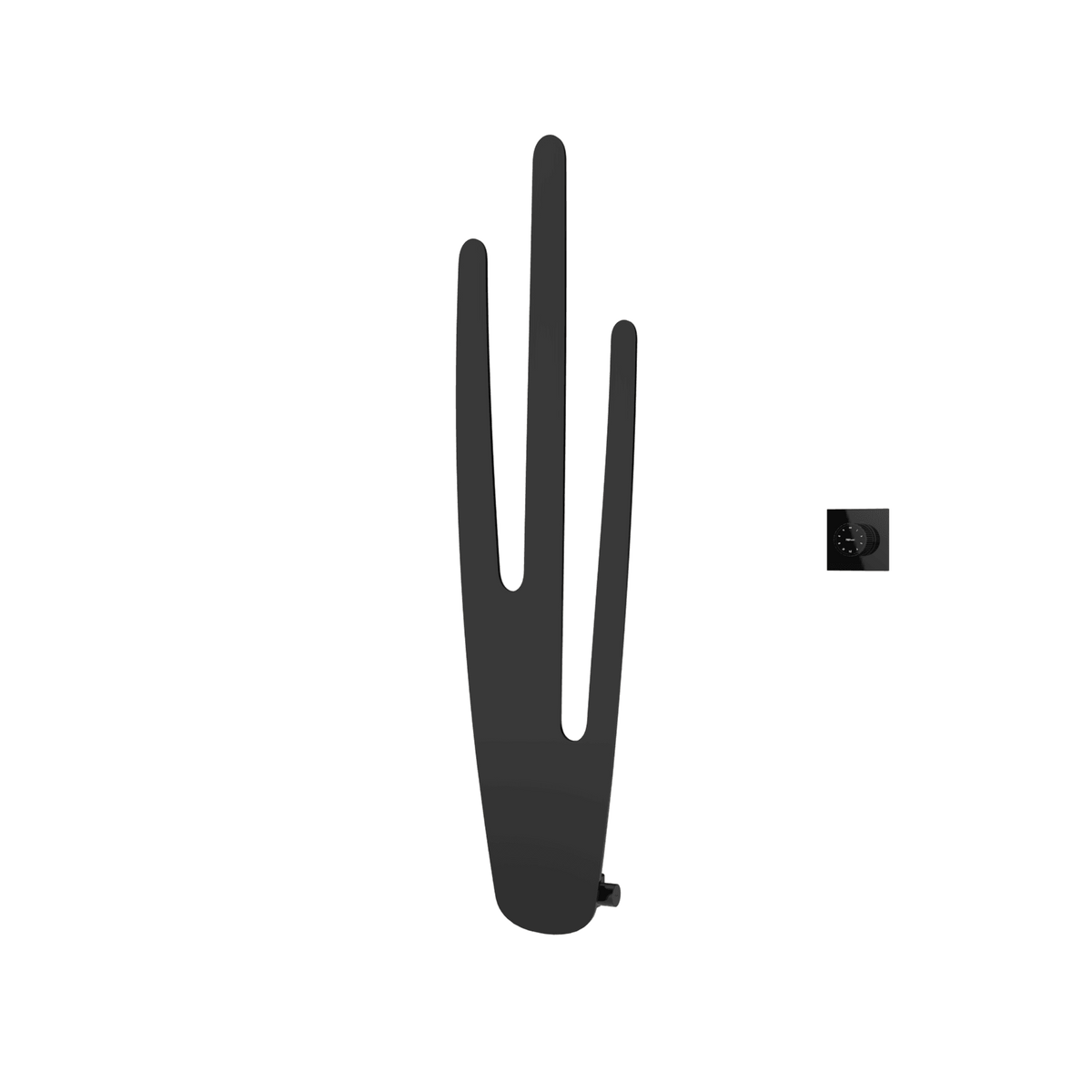 P&Bhusri K103-M-PBN-XM K103 Towel Warmer in PVD Polished Black Nickel