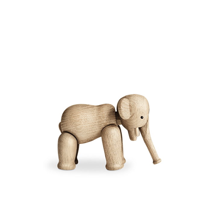 Kay Bojesen 39543 Elephant Wooden Figurine in Oak