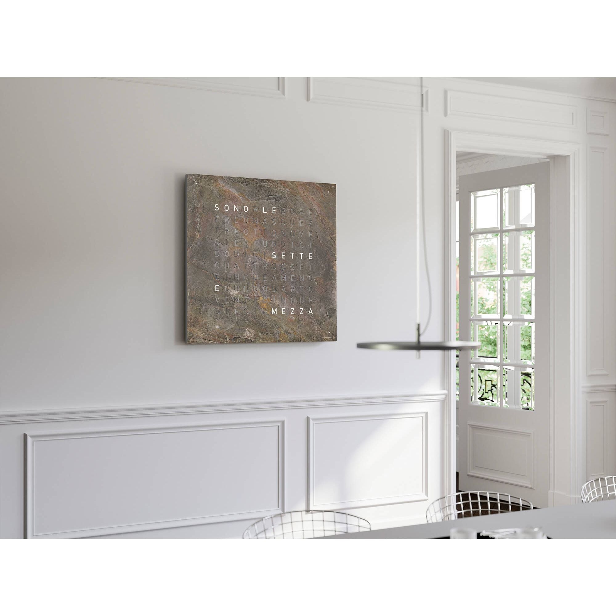QLOCKTWO LG4GS QLOCKTWO EARTH 90 Creator's Edition Glintscape