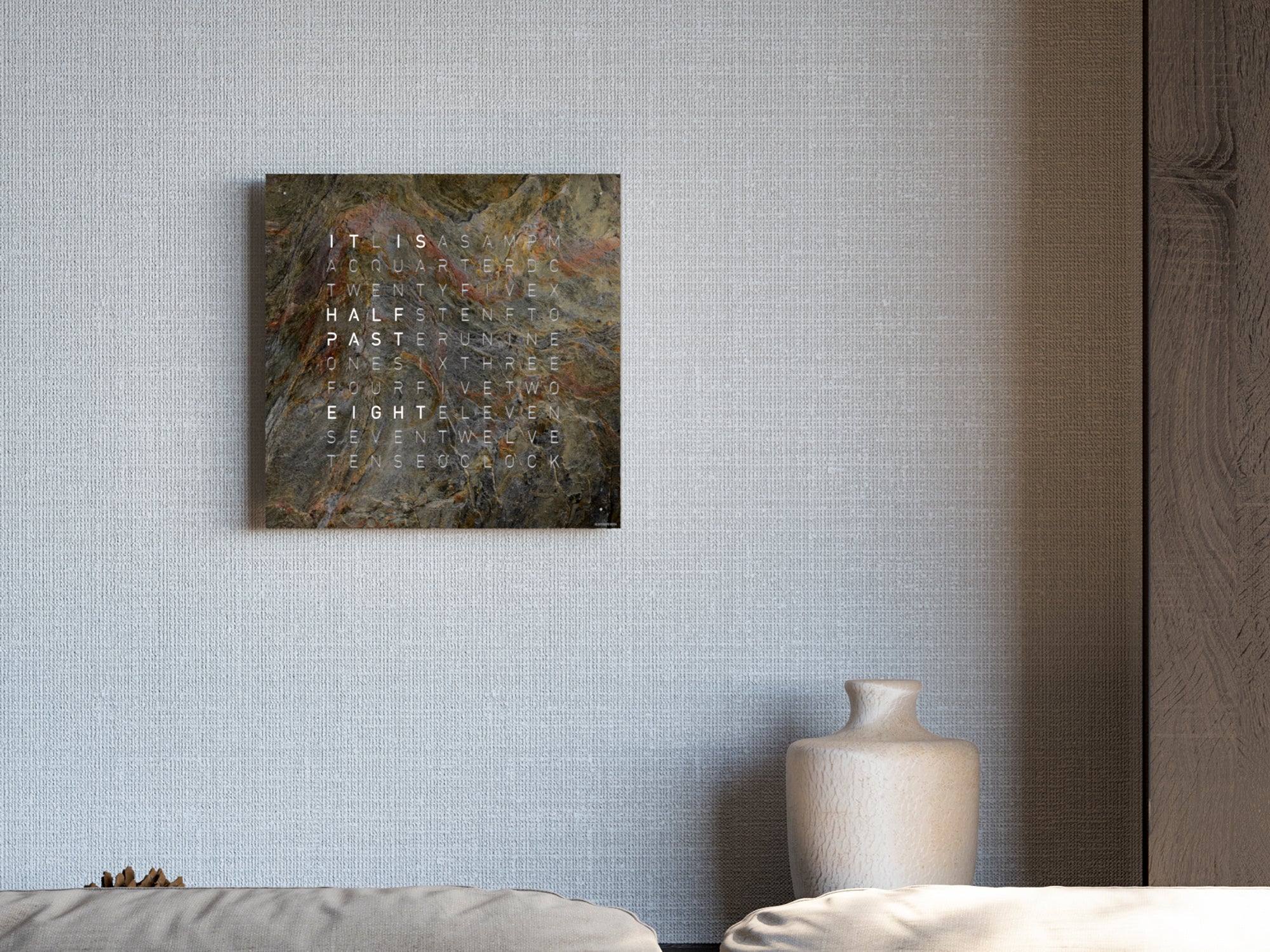 QLOCKTWO QT4GS QLOCKTWO EARTH 45 Creator's Edition Glintscape
