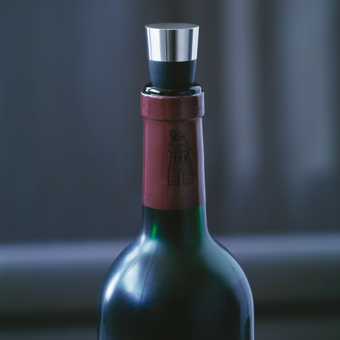 Rosendahl 25030 Grand Cru Wine Stopper in Black/Steel