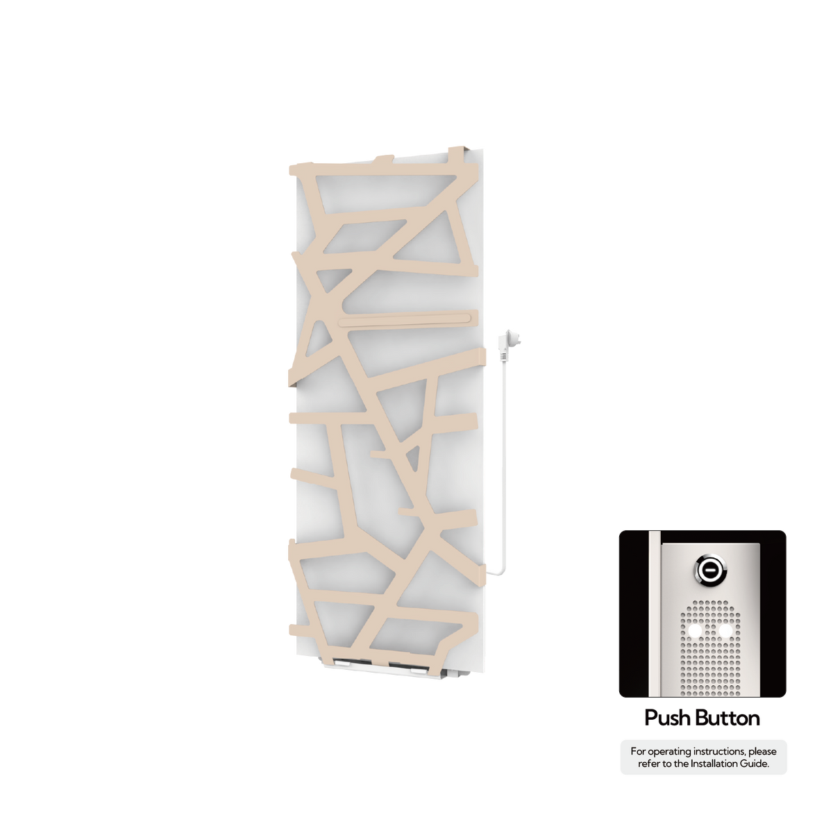 P&Bhusri S08-M-HYW-N S08 Towel Warmer in Harvest Yellow