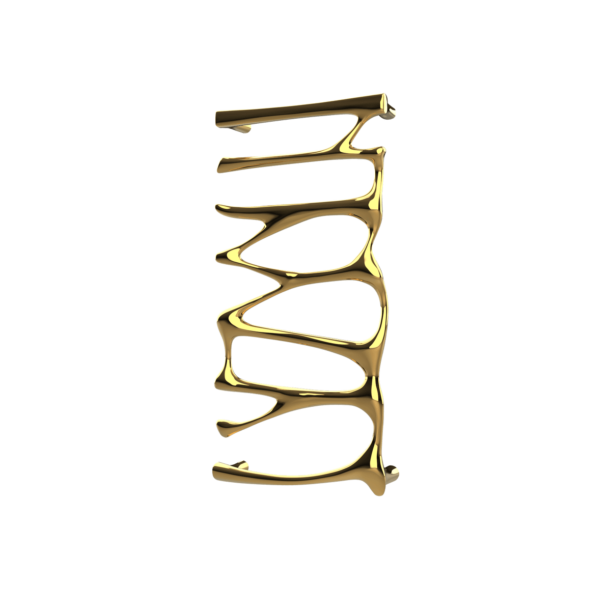 P&Bhusri S5-M-24K-SC Provence Towel Warmer in PVD 24K Gold