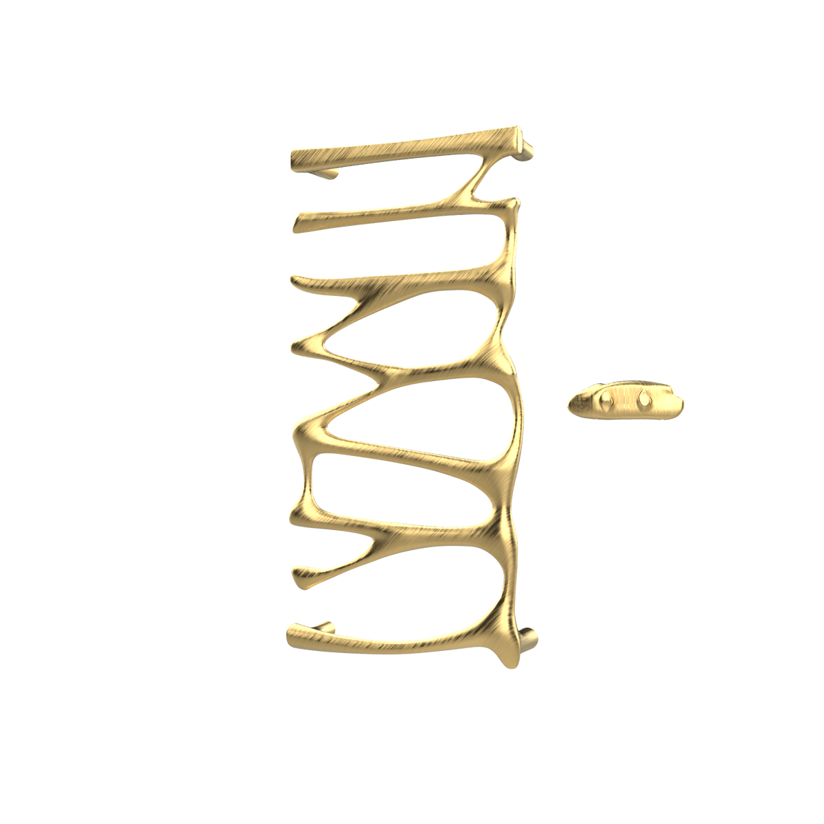 P&Bhusri S5-M-BLG-XA Provence Towel Warmer in PVD Brushed Luxury Gold