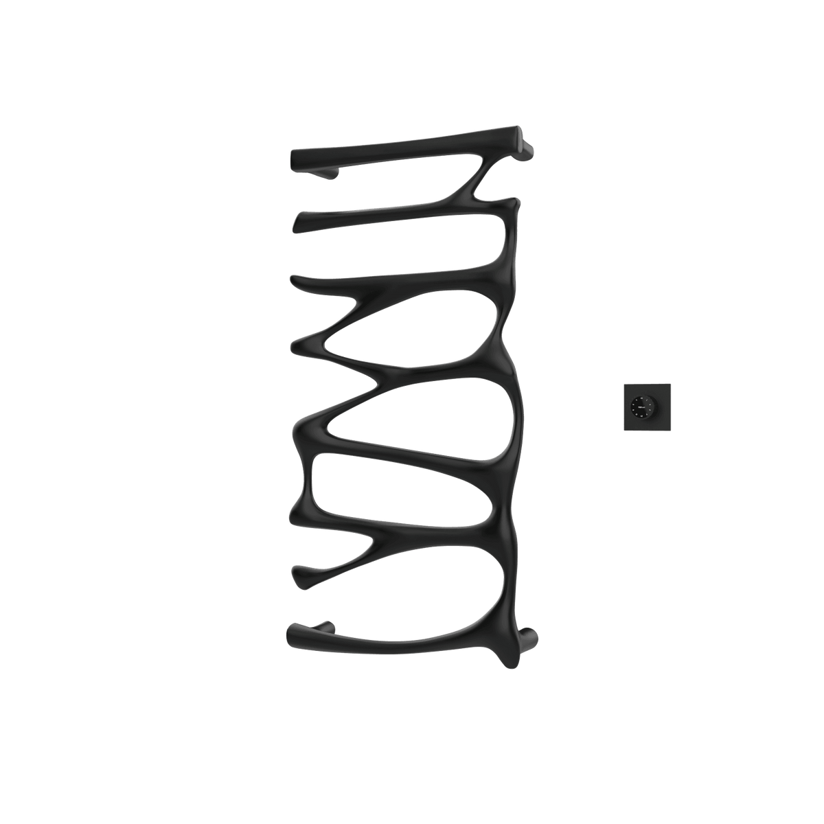 P&Bhusri S5-M-BLK-XM Provence Towel Warmer in Matte Black