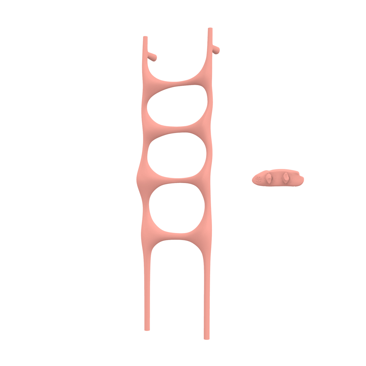 P&Bhusri S6-M-BPK-XA Crete Palace Towel Warmer in Blossom Pink