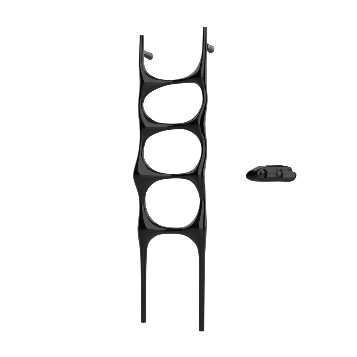P&Bhusri S6-M-PBN-XA Crete Palace Towel Warmer in PVD Polished Black Nickel
