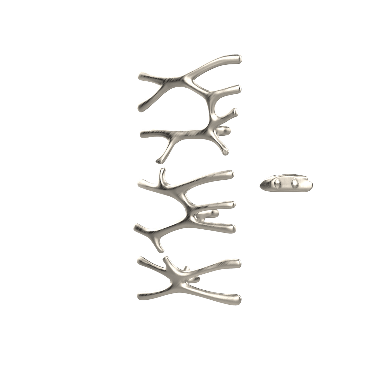 P&Bhusri S7-LMS-BNI-XA Daphne's Branch Large + Medium + Small Towel Warmer in PVD Brushed Nickel