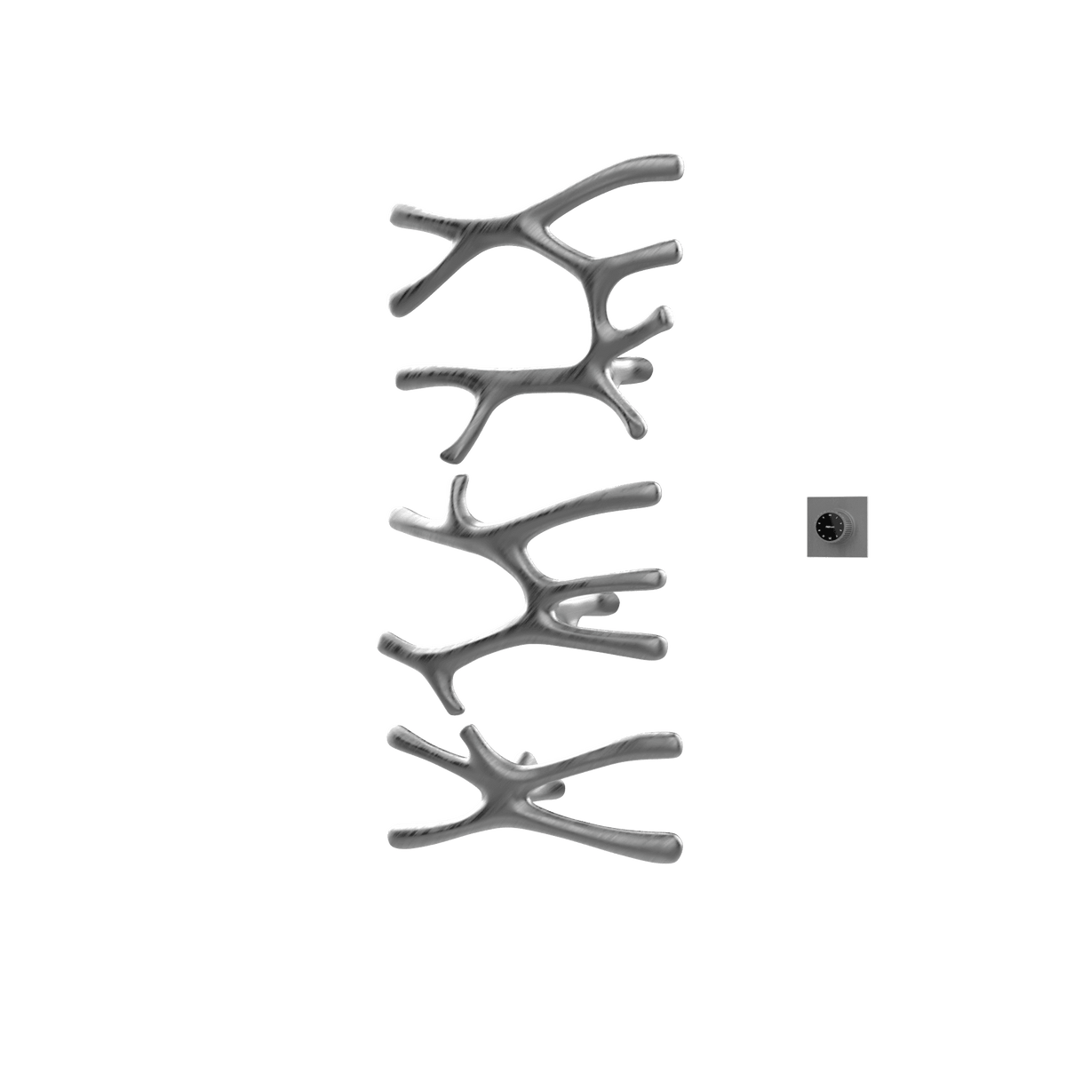 P&Bhusri S7-LMS-GML-XM Daphne's Branch Large + Medium + Small Towel Warmer in PVD Gun Metal