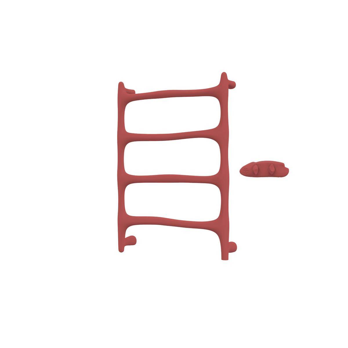P&Bhusri S9-M-ARD-XA Verona Towel Warmer in Amber Red