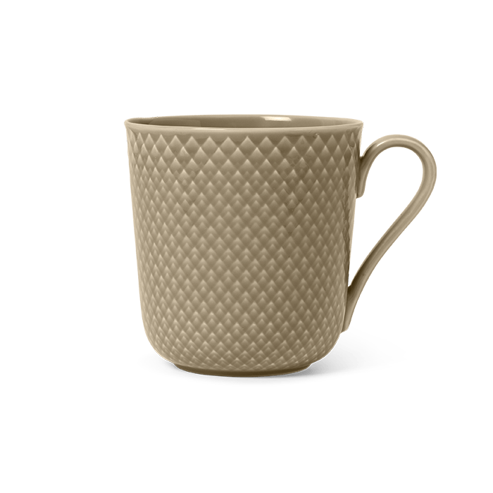 Lyngby Porcelæn 201843 Rhombe Earth Mug in Clay
