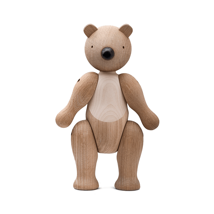 Kay Bojesen 39275 Bear Wooden Figurine in Oak/Maple