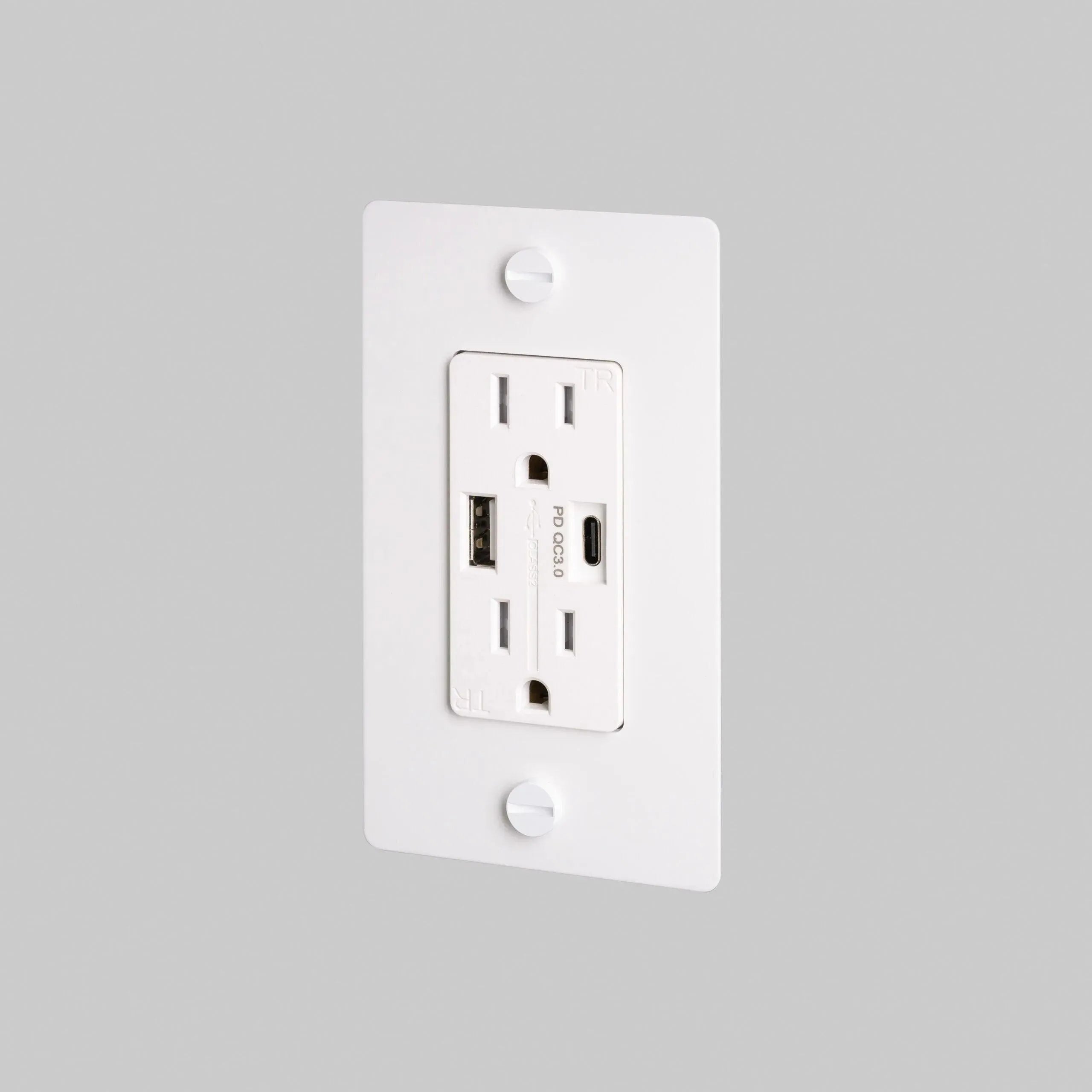 Buster + Punch - 1G Combination Duplex Outlet and USB - A + C Charger - NSC-143815 | The Rug District