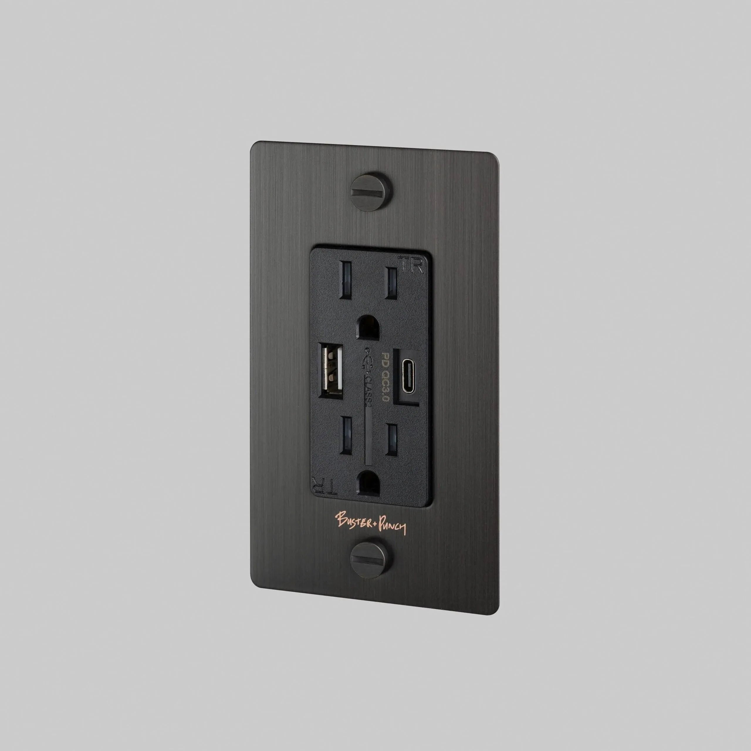 Buster + Punch - 1G Combination Duplex Outlet and USB - A + C Charger - NSK-453411 | The Rug District