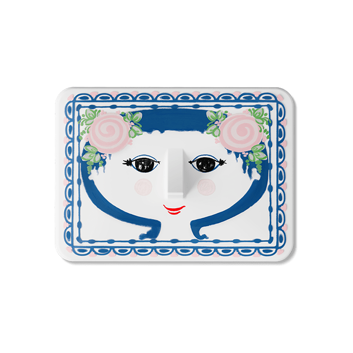 Bjørn Wiinblad 56572 Dora Butter Dish in Blue