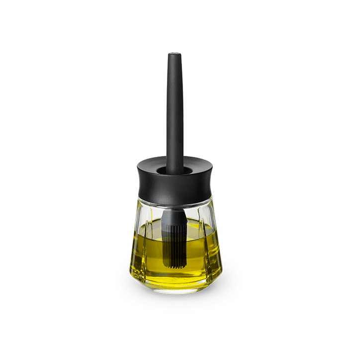 Rosendahl 16097 Grand Cru Marinade Glass with Brush in Black