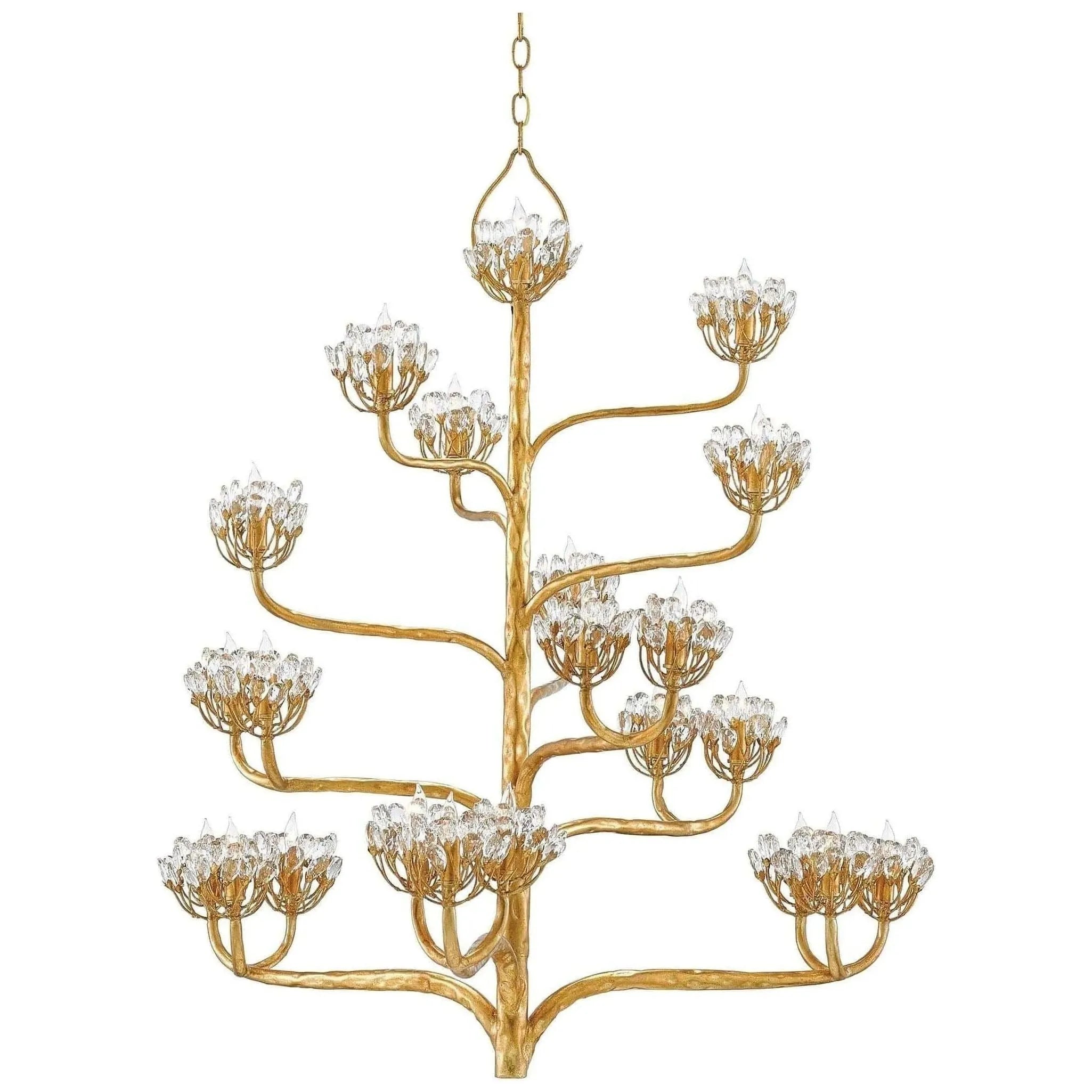 Currey and Company - Agave Chandelier - 9000-0157 | The Rug District