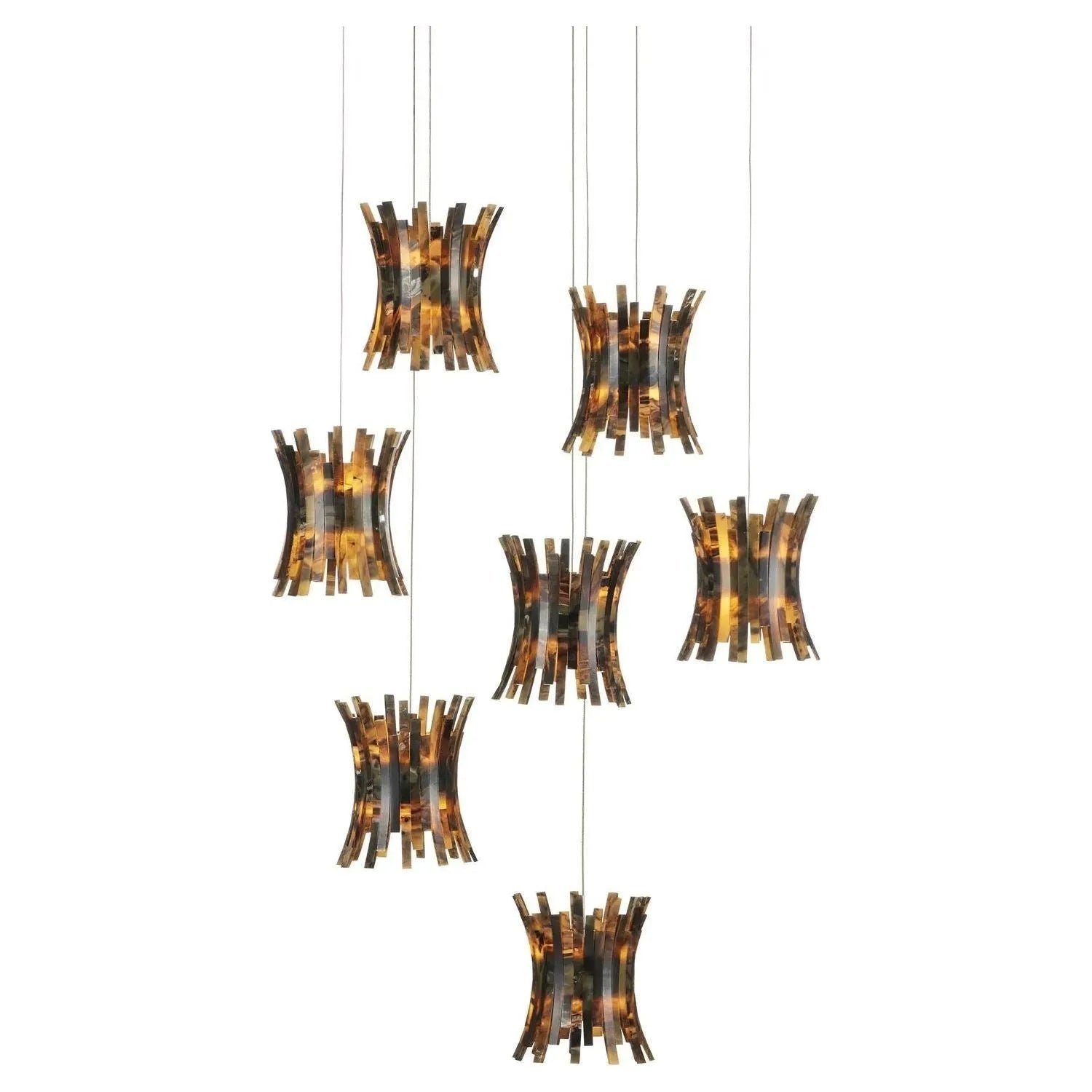 Currey and Company - Alsop Multi-Light Pendant - 9000-1042 | The Rug District