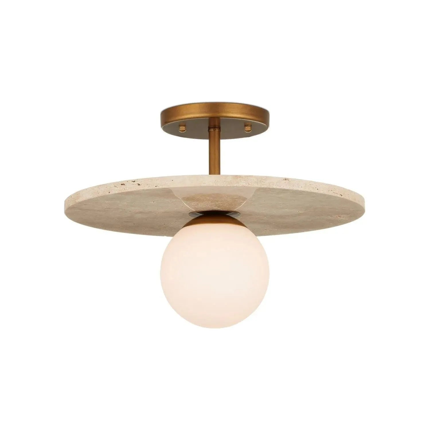 Currey and Company - Apricity Semi-Flush Mount - 9000-1195 | The Rug District