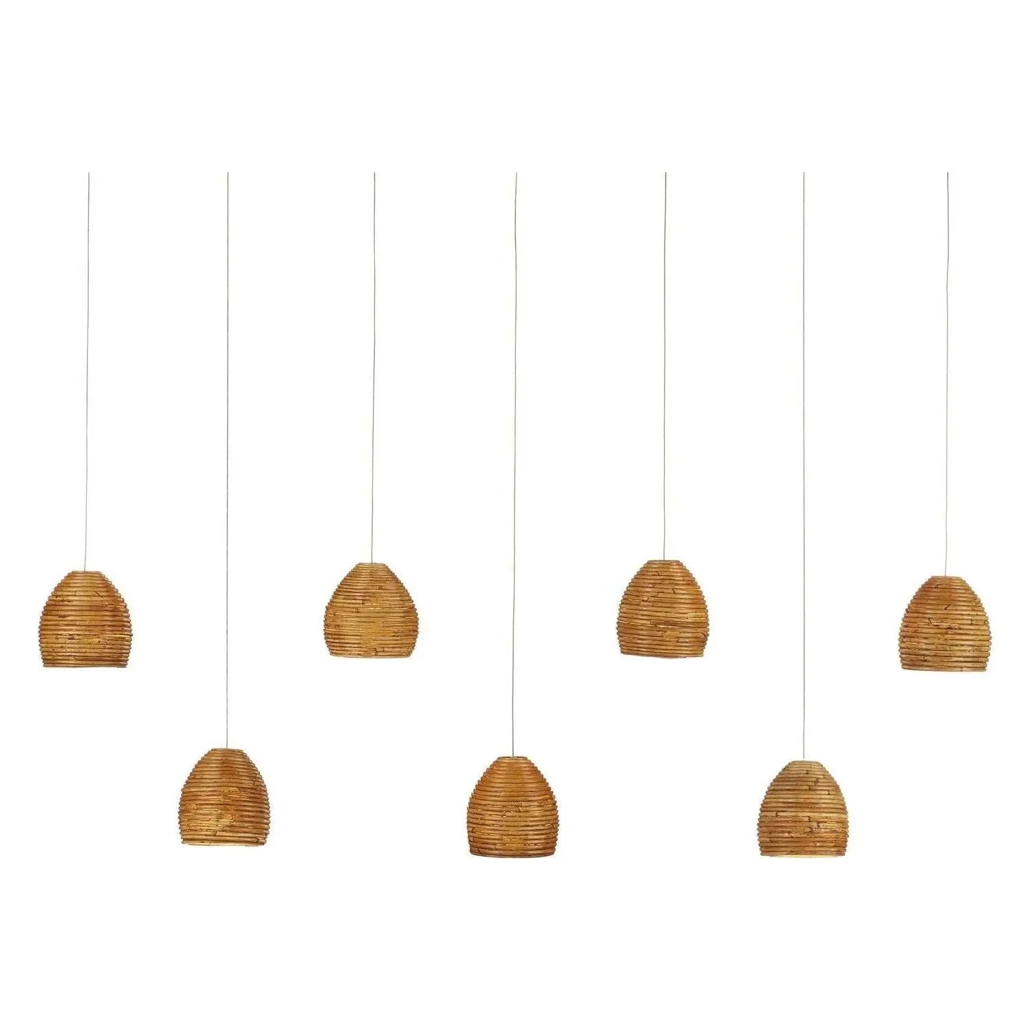 Currey and Company - Beehive Linear Pendant - 9000-1067 | The Rug District