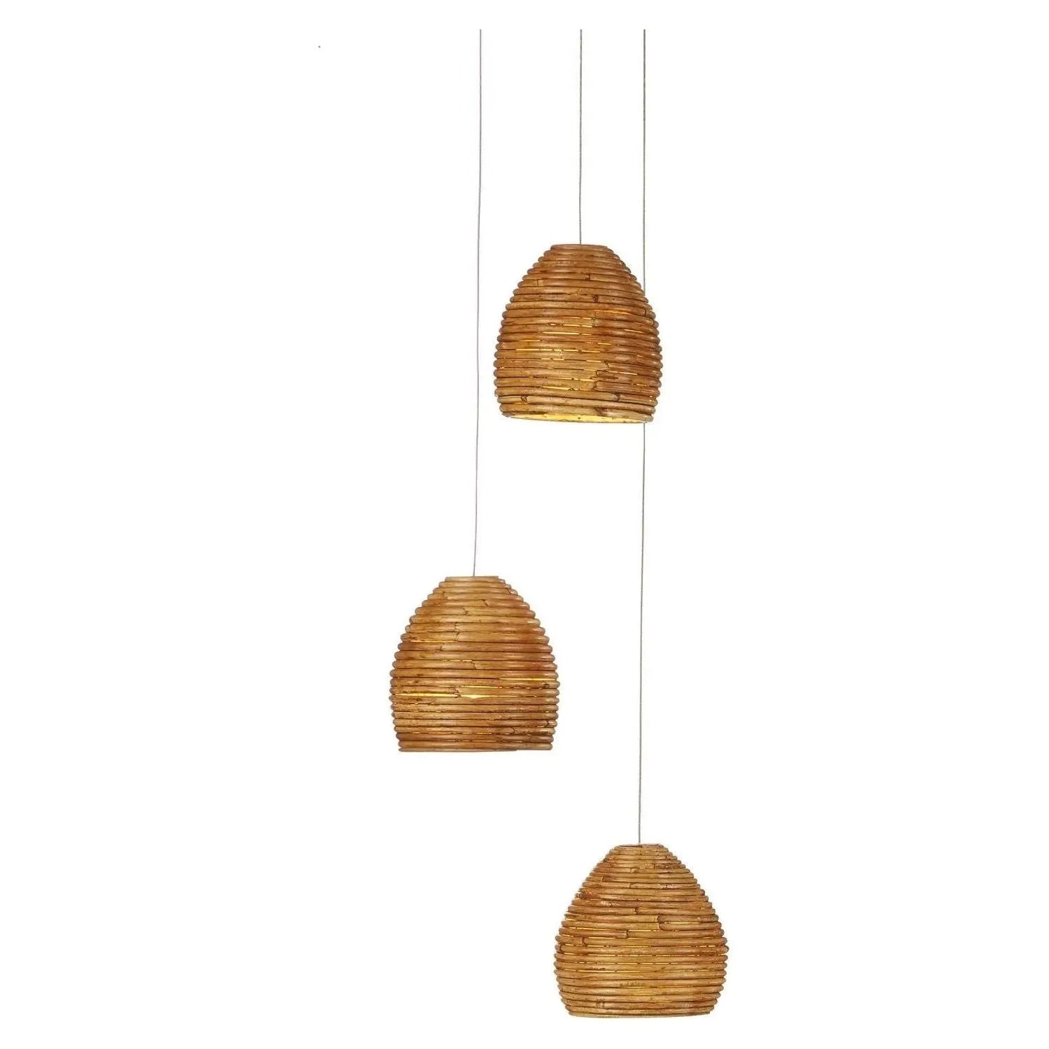 Currey and Company - Beehive Multi Light Pendant - 9000-0999 | The Rug District