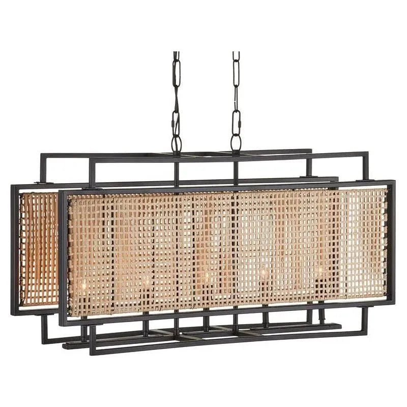 Currey and Company - Boswell Linear Chandelier - 9000-1164 | The Rug District
