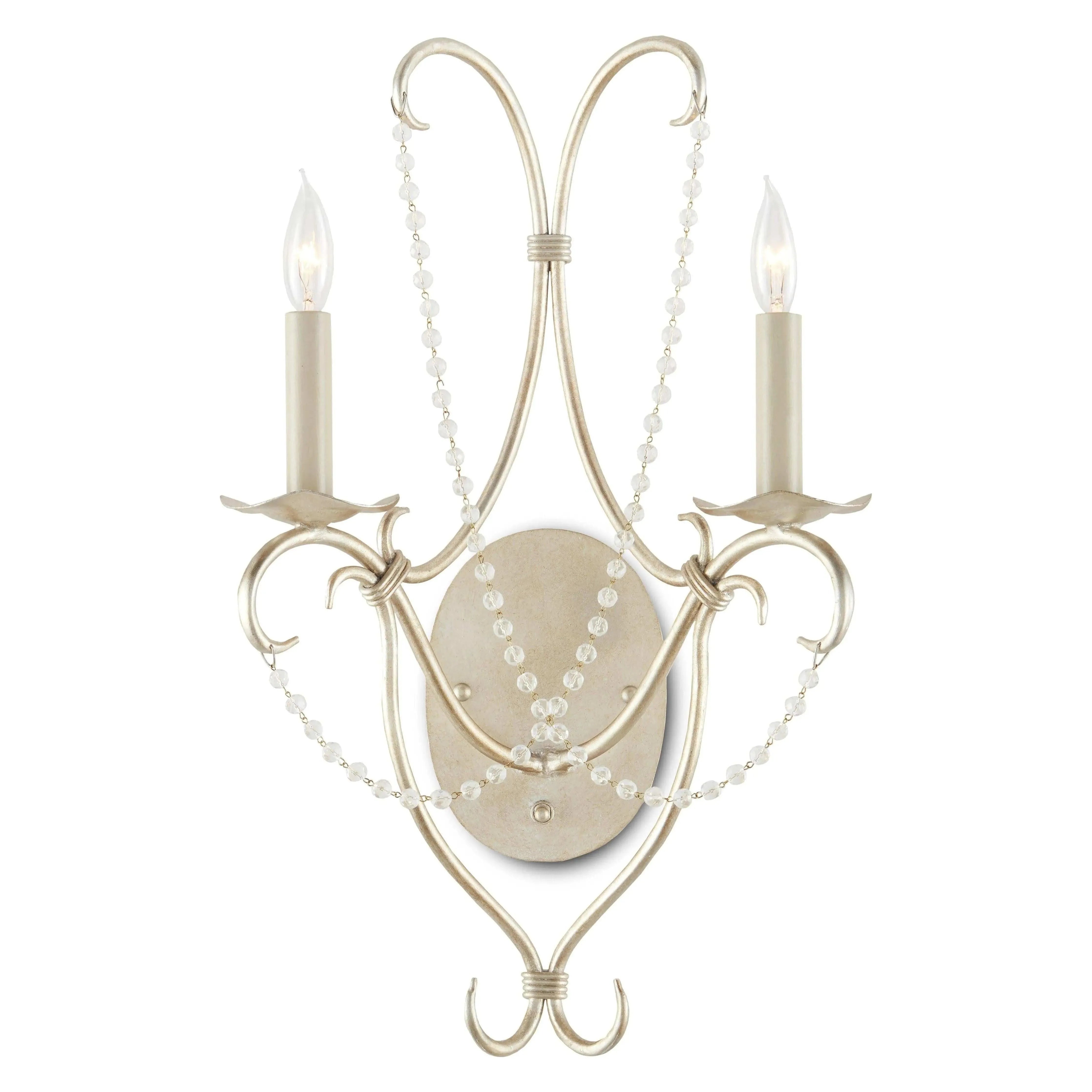 Currey and Company - Crystal Lights Wall Sconce - 5980 | The Rug District