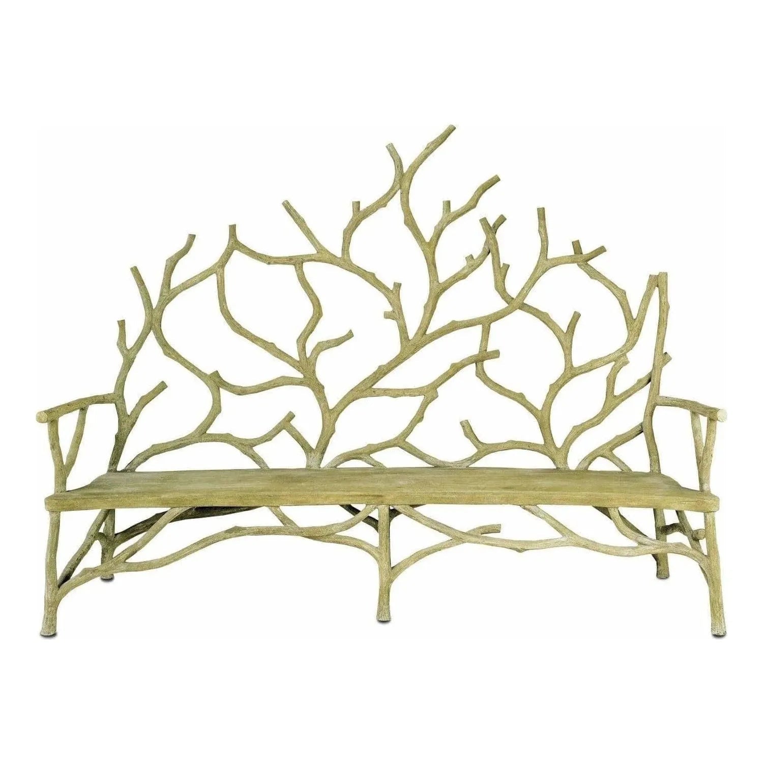 Currey and Company - Elwynn Bench - 2008 | The Rug District