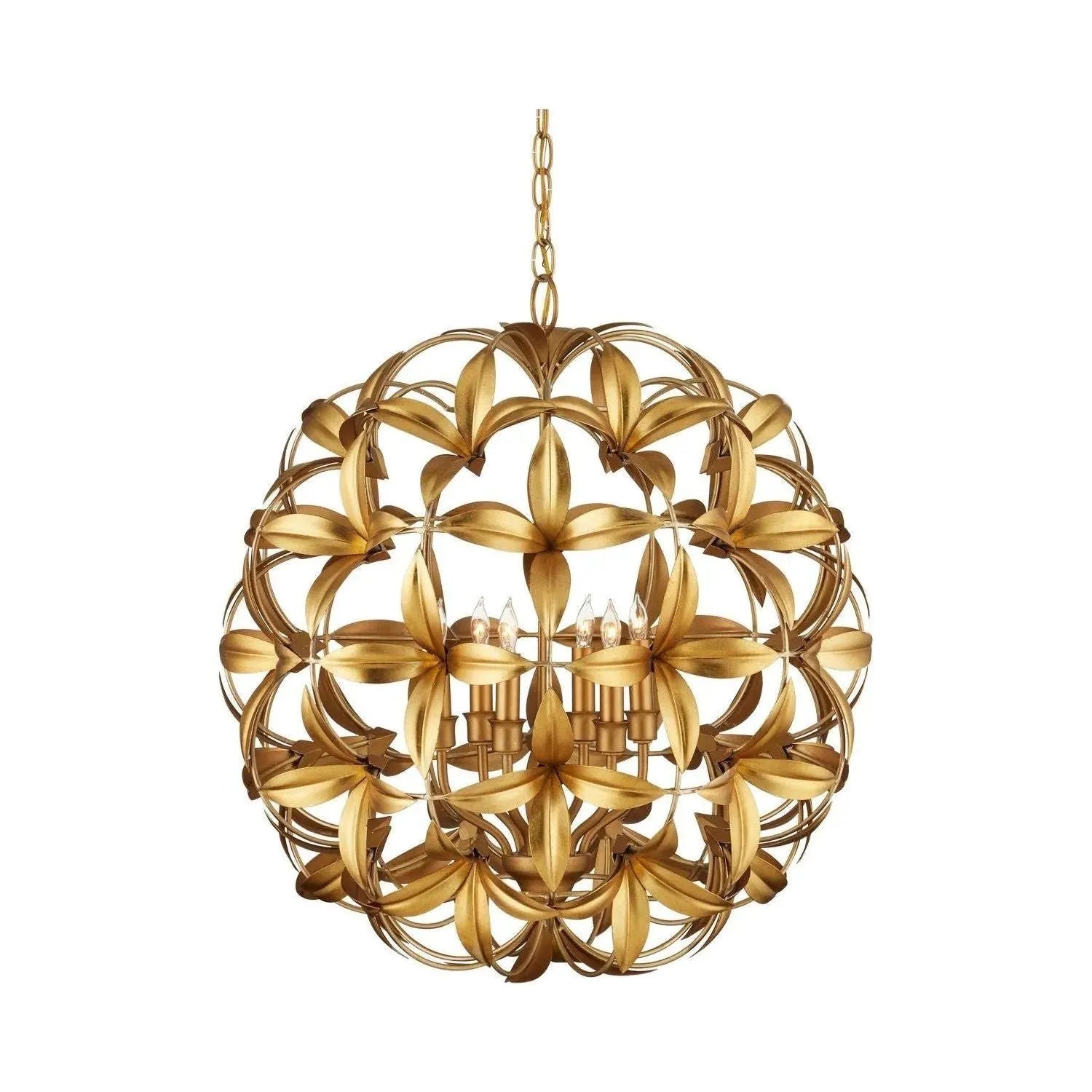 Currey and Company - Helenium Orb Chandelier - 9000-1214 | The Rug District