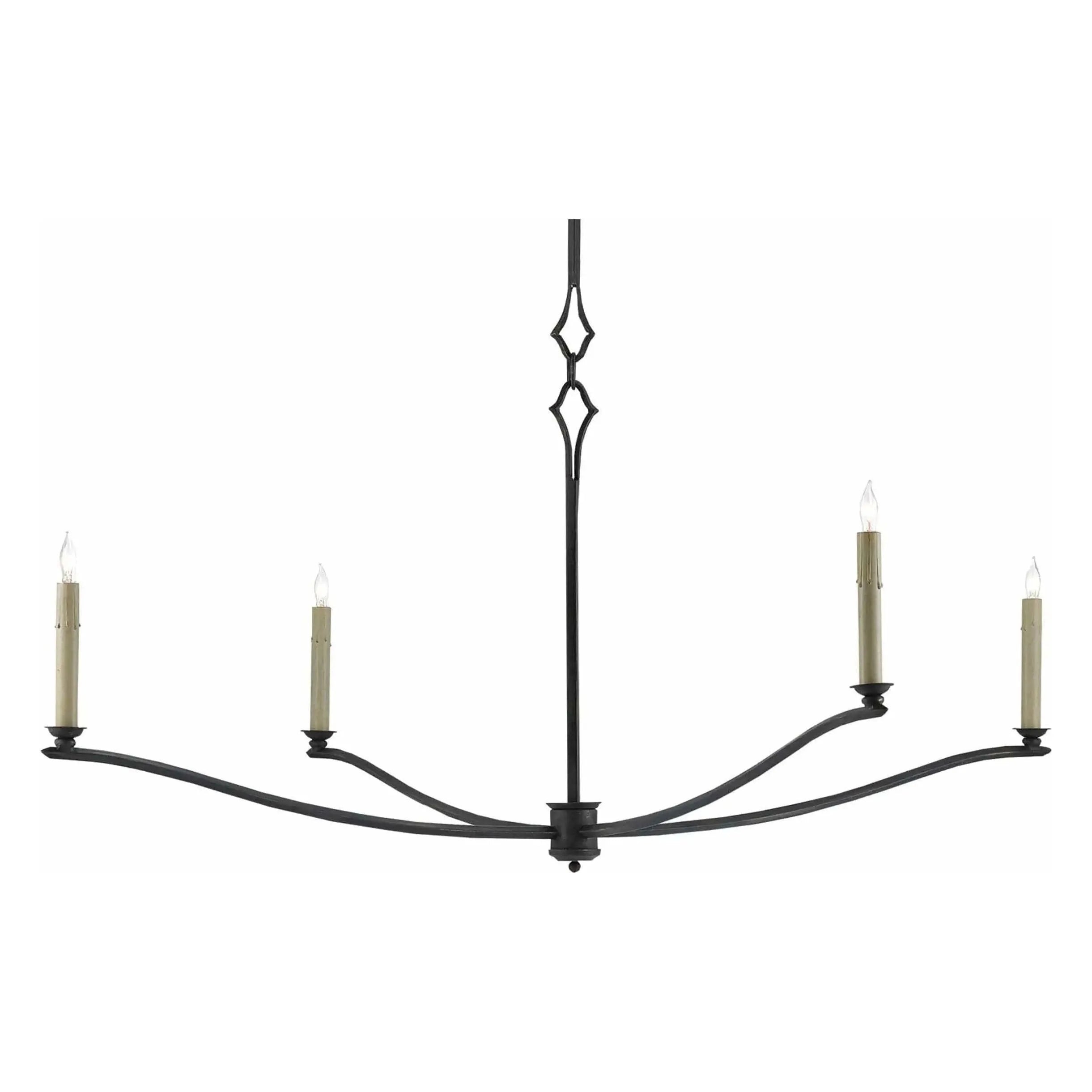 Currey and Company - Knole Chandelier - 9000-0176 | The Rug District