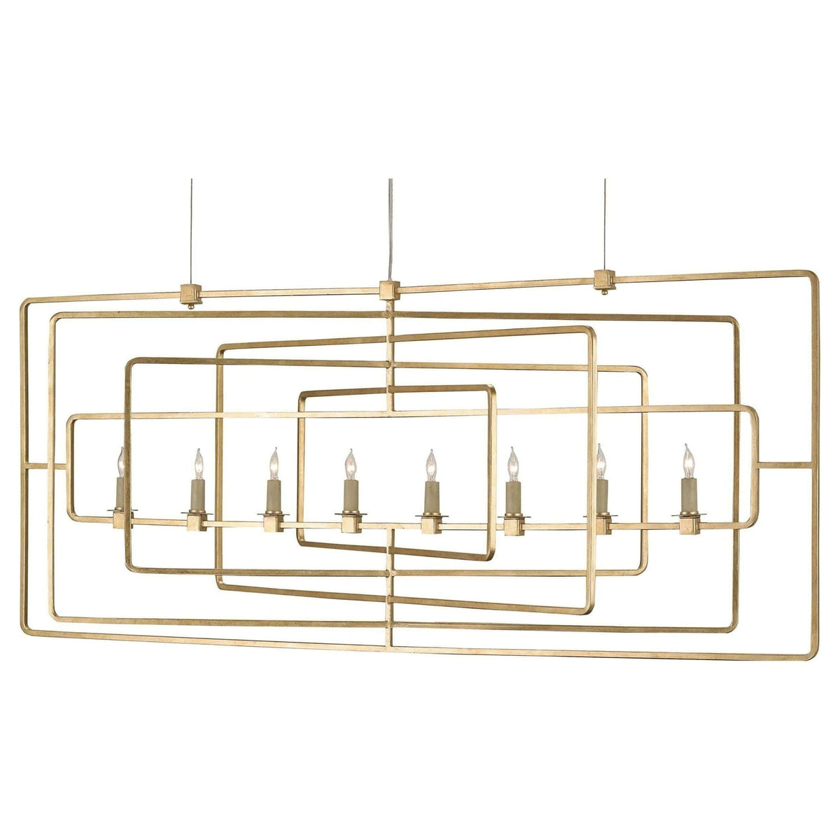 Currey and Company - Metro Linear Chandelier - 9542 | Montreal Lighting & Hardware