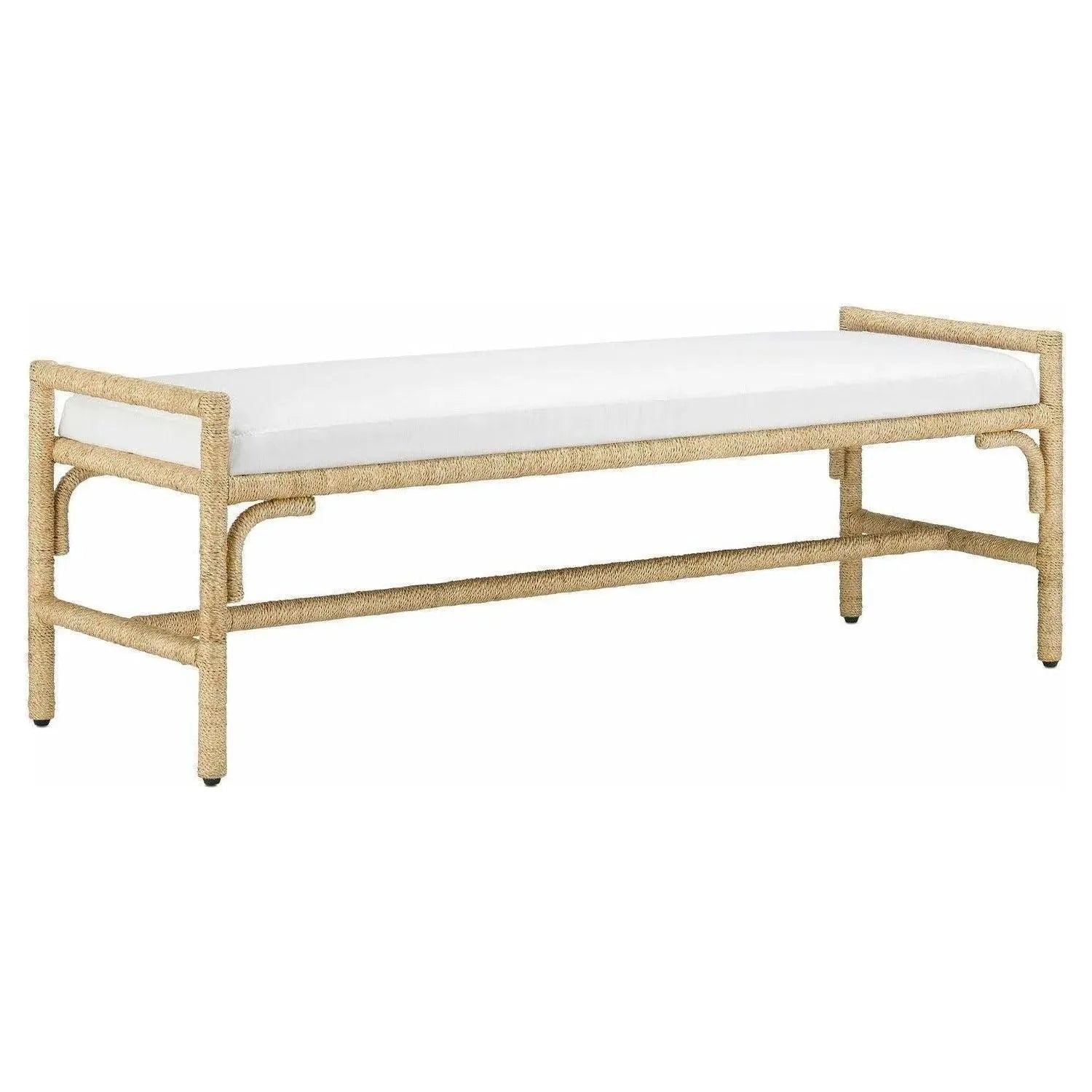 Currey and Company - Olisa Bench - 7000-1171 | The Rug District
