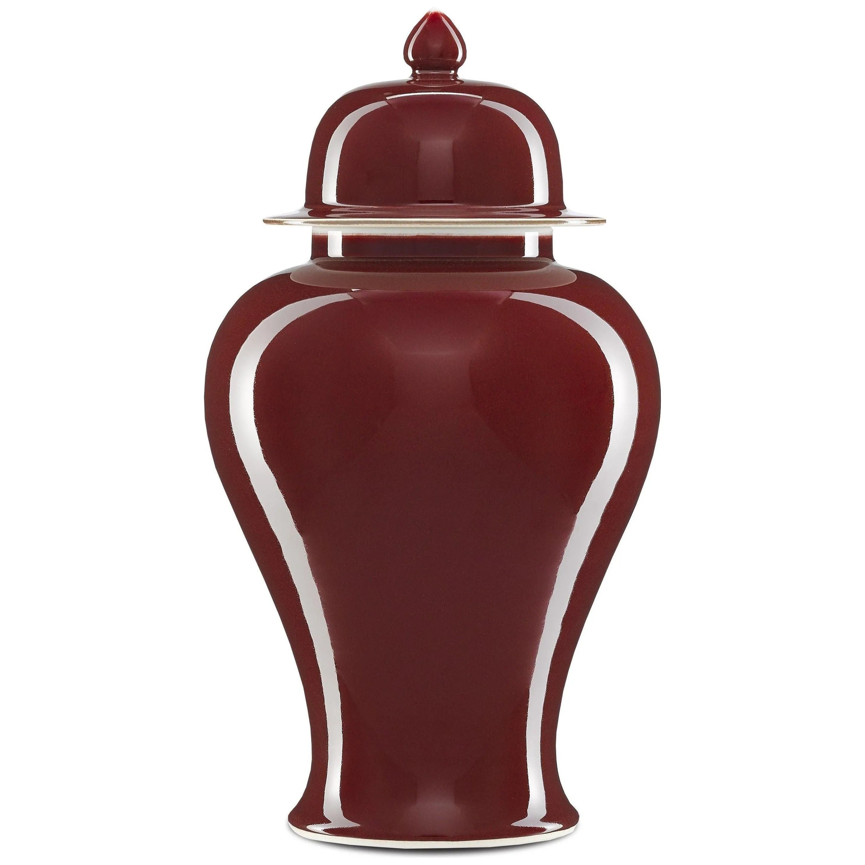 Currey and Company - Oxblood Jar - 1200-0245 | The Rug District