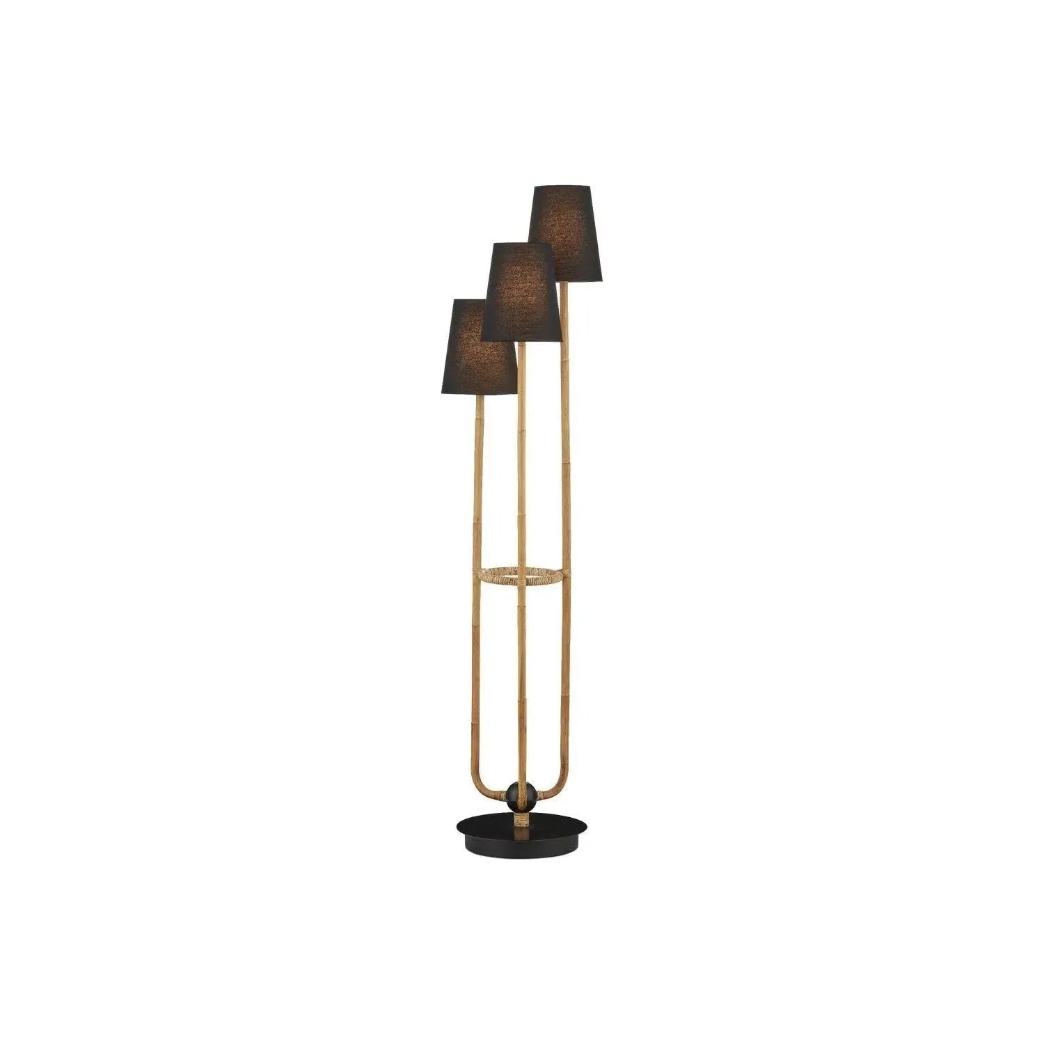 Currey and Company - Triptych Floor Lamp - 8000-0159 | The Rug District