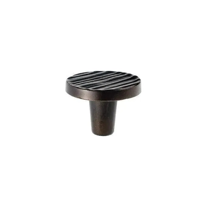 Du Verre Hardware - Forged 3 Round Knob - DVFC301-ORB | The Rug District