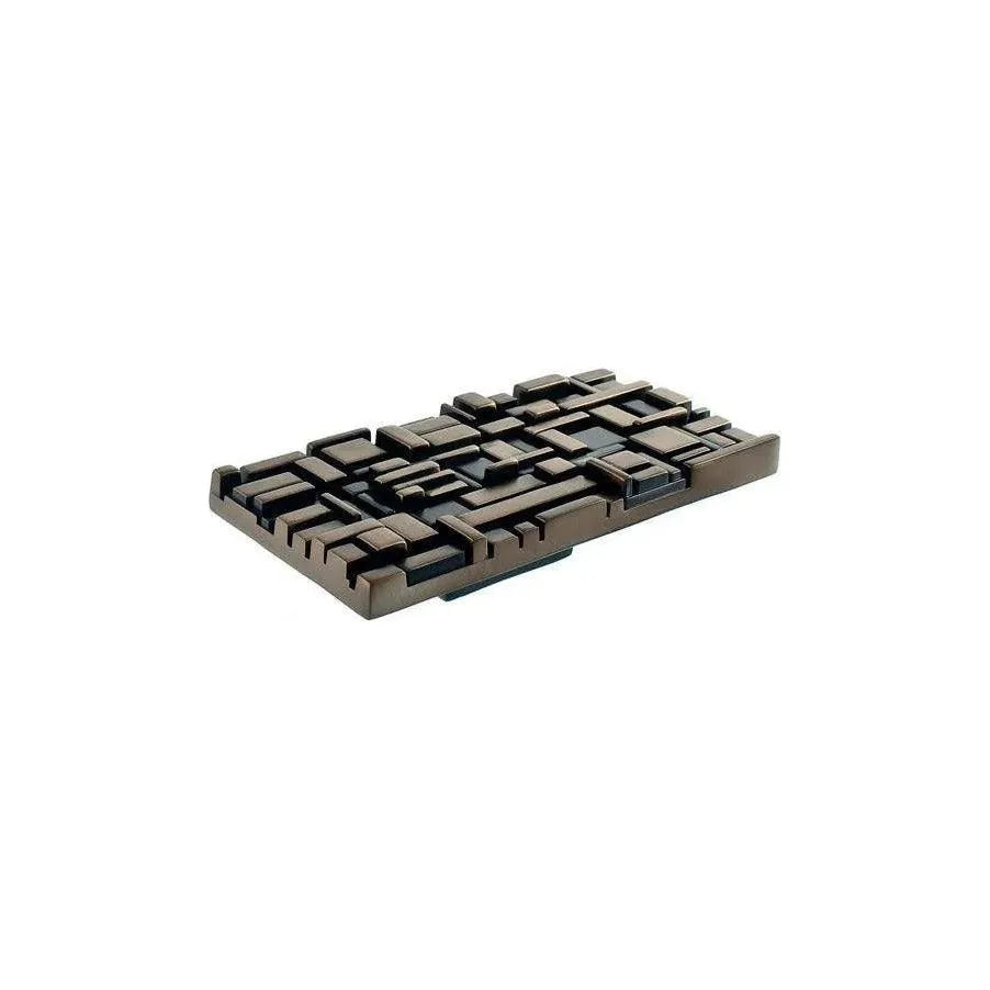 Du Verre Hardware - Offset Rectangle Pull - DVOF04-AB | The Rug District