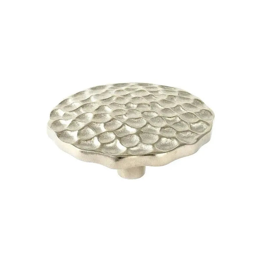 Du Verre Hardware - Pomegranate Round Knob - DVP04-SN | The Rug District
