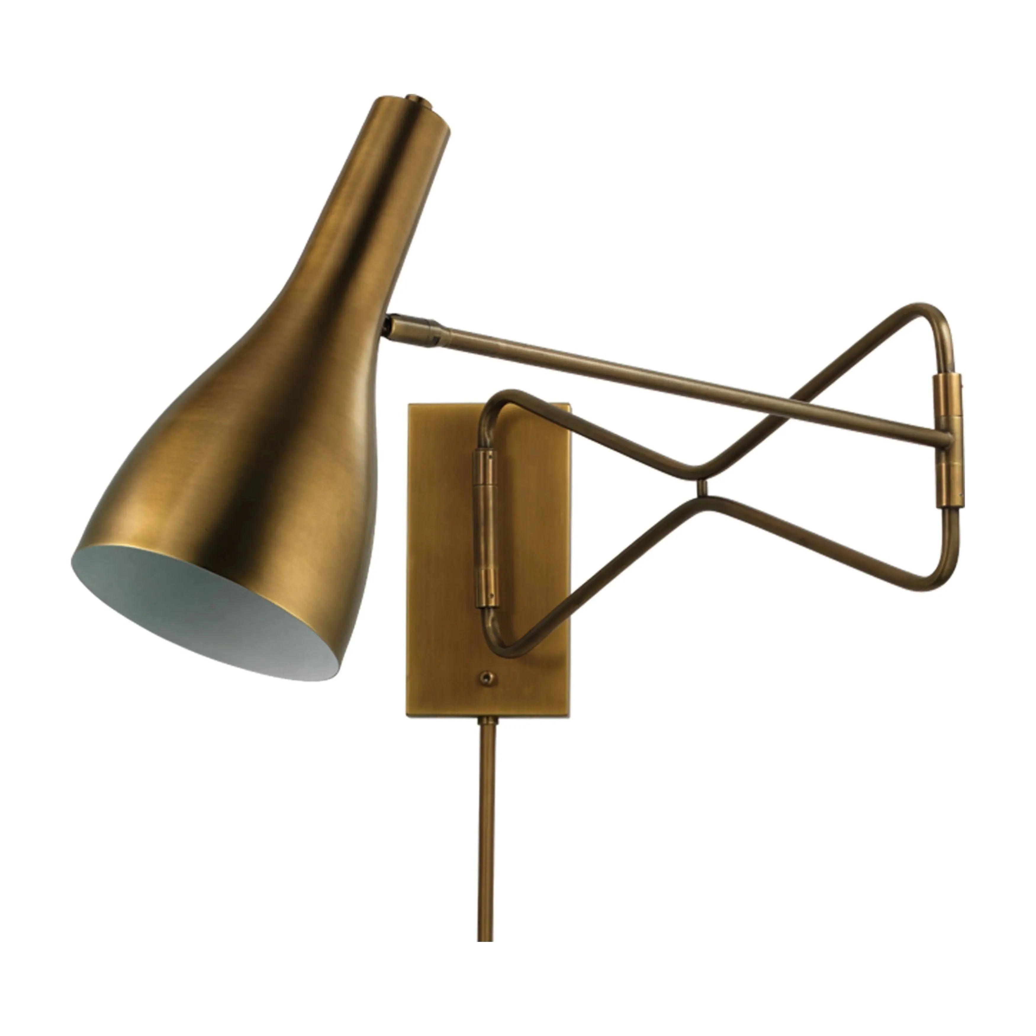 Jamie Young Company - Lenz Swing Arm Wall Sconce - 4LENZ-SCAB | The Rug District