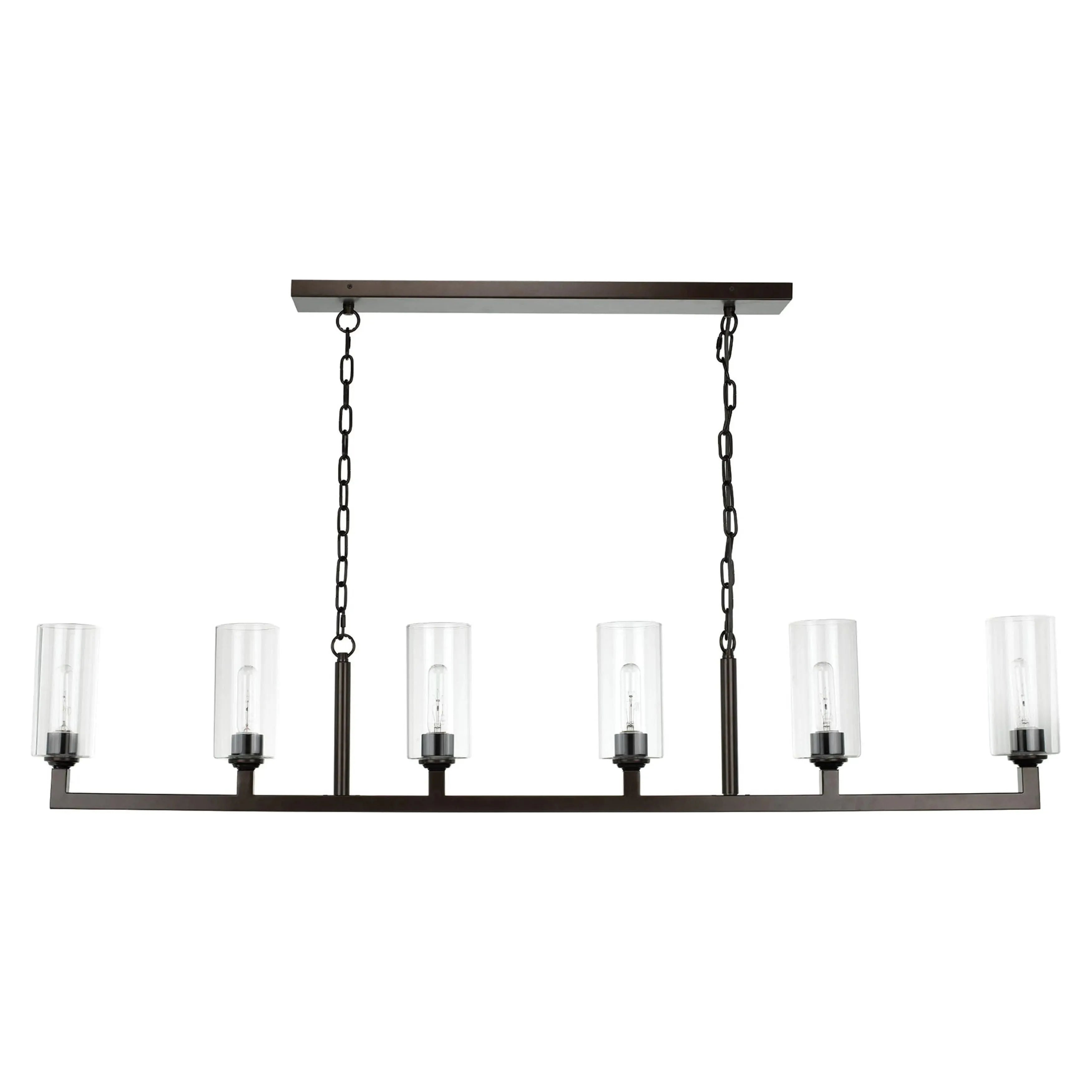 Jamie Young Company - Linear Chandelier - 5LINE6-OBCL | The Rug District
