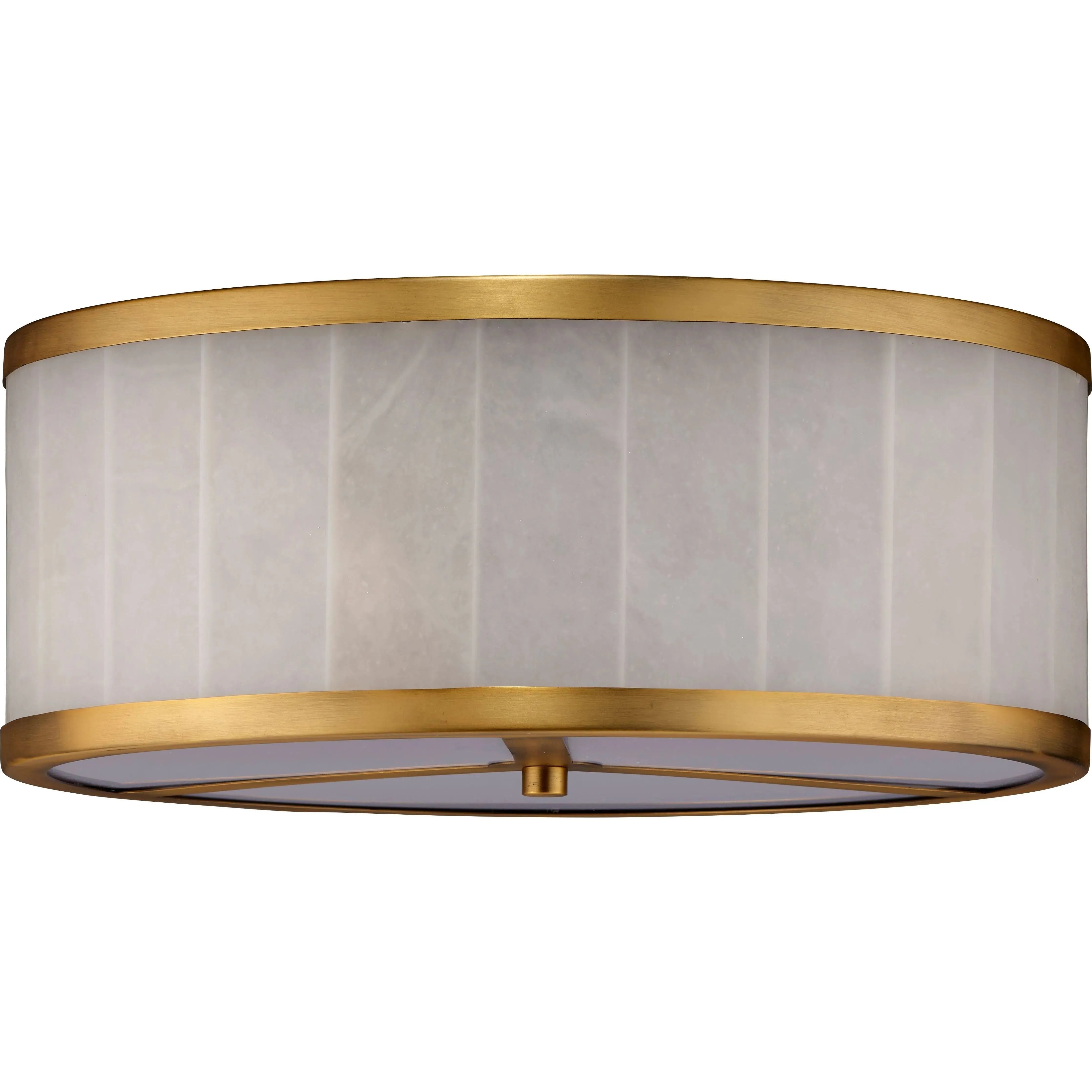 Jamie Young Company - Upsala Alabaster Flush Mount Ceiling Light - 5UPSA-LGAL | The Rug District