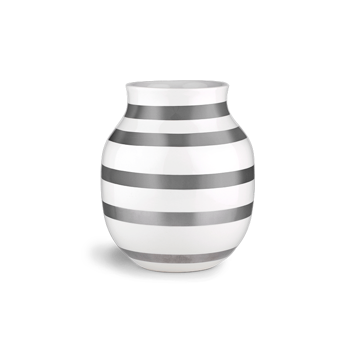 Kähler 691791 Omaggio Vase in Silver
